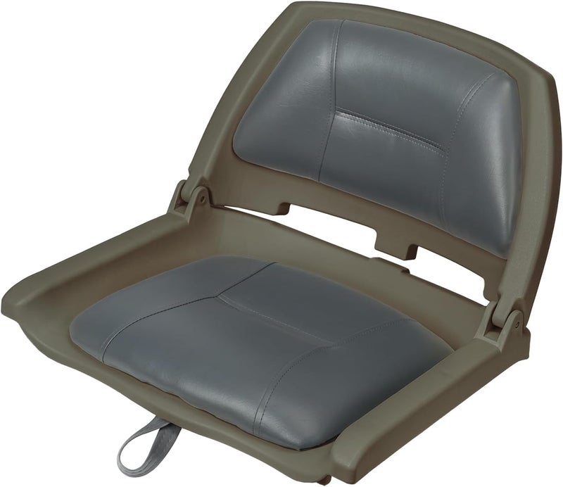 ERGOSEAT كرسي قارب قابل للطي مع وسادة وظهر دعم قارب مارين باسجون - Image 1